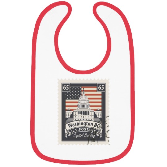 Countries Flags stamp Bibs