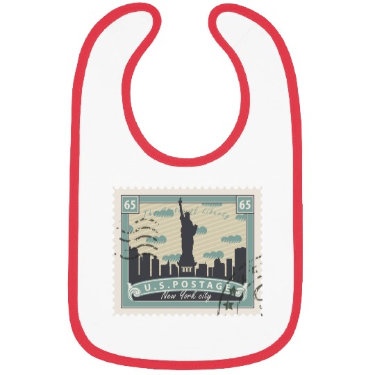 Countries Flags new york Bibs