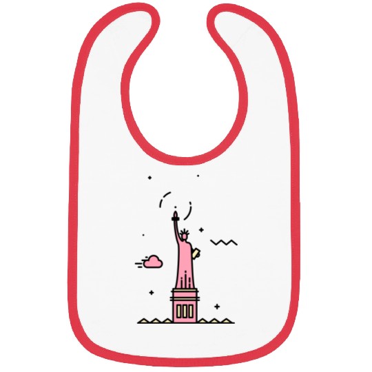Statue of liberty Bibs