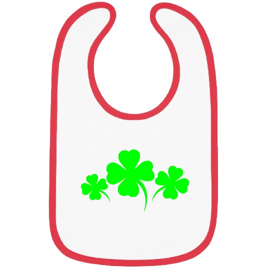 four-leaf clover Bibs
