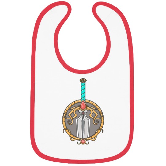 sword emblem Bibs