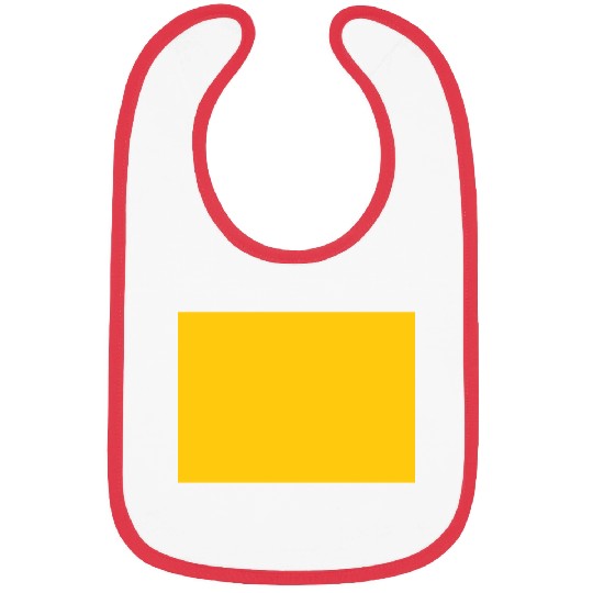"Yellow Square" design Bibs