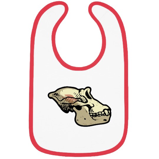 ape skull Bibs