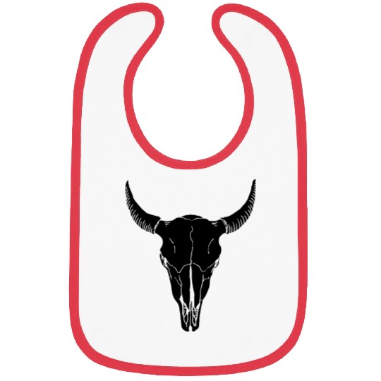 buffalo skull Bibs