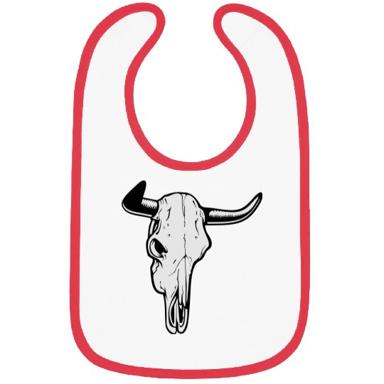 buffalo skull Bibs