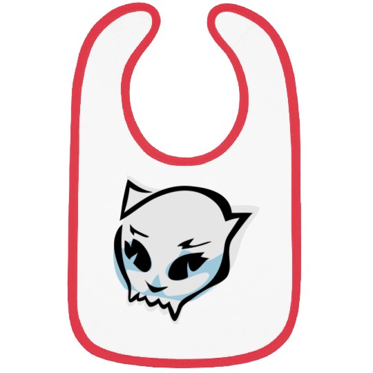 cat skull Bibs