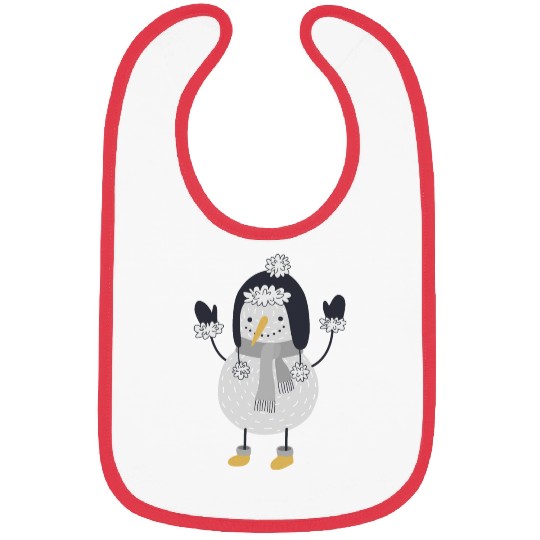 snowman Bibs
