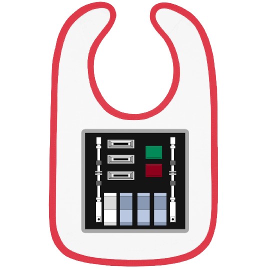Darth Vader Control Panel - A New Hope Bibs