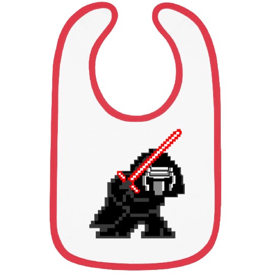 8-bit Kylo Ren Bibs