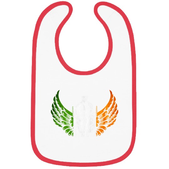 Irish Flag Design Celtic Cross Irish gift Bibs
