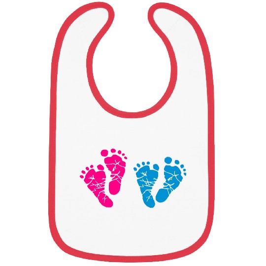 Twin Baby Feet - Pregnancy - Maternity - Mom to be Bibs