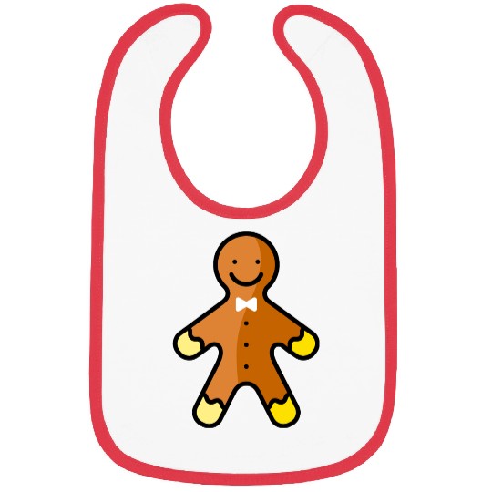 Gingerbread man Bibs