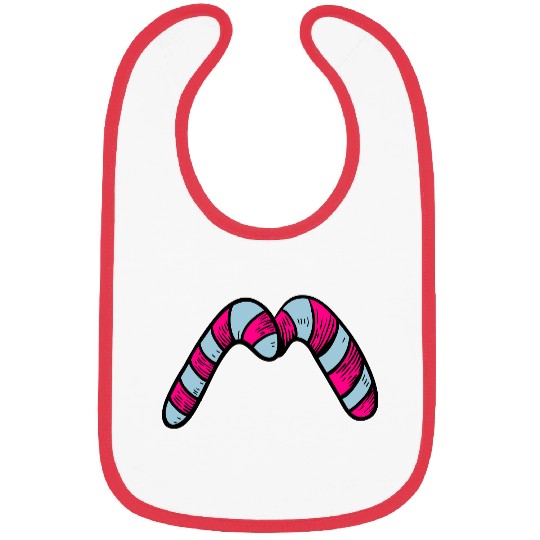 Candy canes "M" Bibs