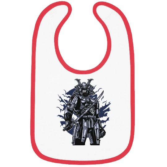 samurai robot Bibs