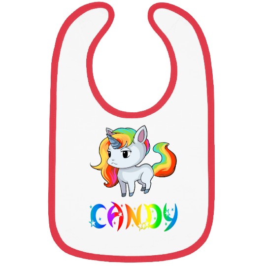 Candy Unicorn Bibs