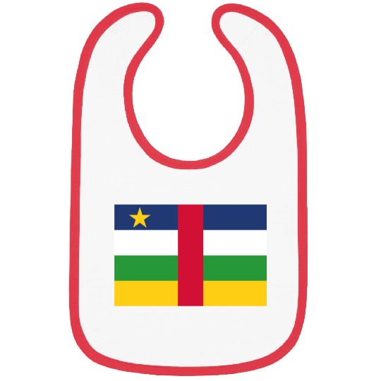flag central african republic Bibs