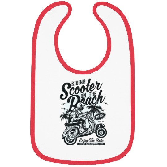 Scooter Beach Bibs