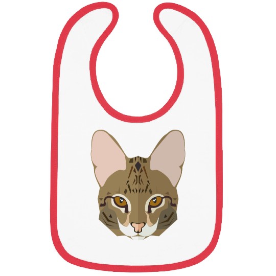 Cat face Bibs