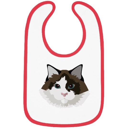 Cat face Bibs