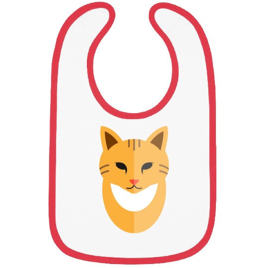 Cat face Bibs