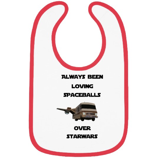 spaceballs over starwars Bibs
