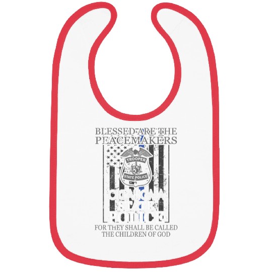 Oklahoma Highway Patrol Saint Michael Police Prayer Bibs
