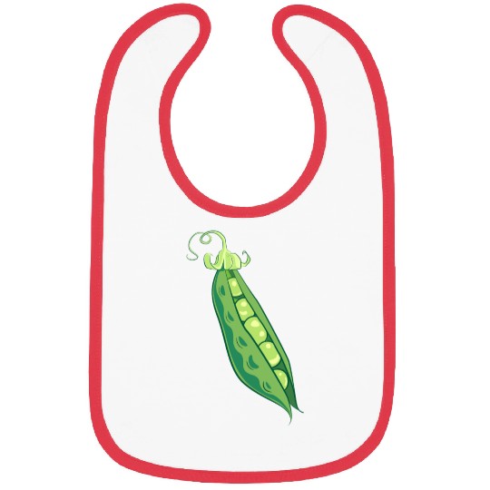 Pea Peas Vegetable Veggie Veg Pod Peasecod Gift Bibs