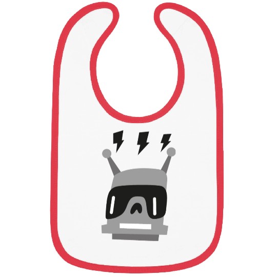funny robot Bibs