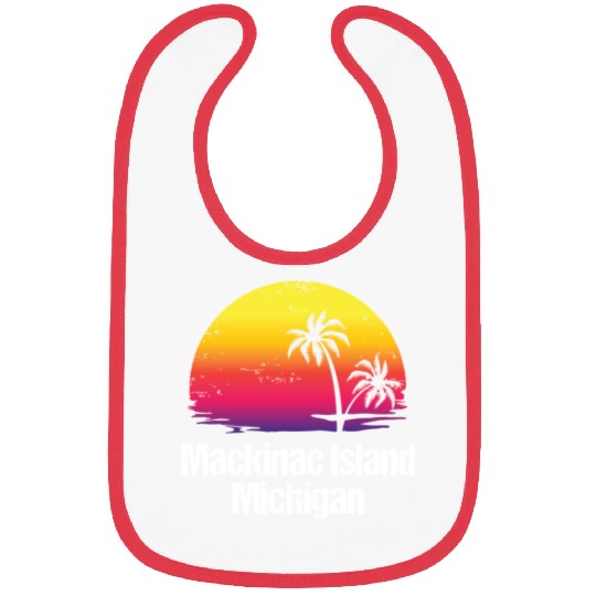 Summer Vacation Mackinac Island Bibs