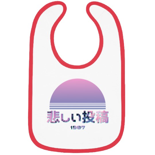 SAD POST 1987 Vaporwave Bibs Bibs