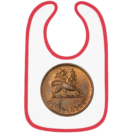 Lion of Judah - Jah Rastafari Emperor of Ethiopia Bibs