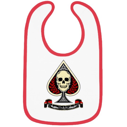 Death of Spade Card Bibs