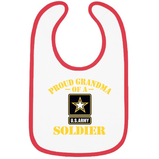Proud US Army Grandma Bibs