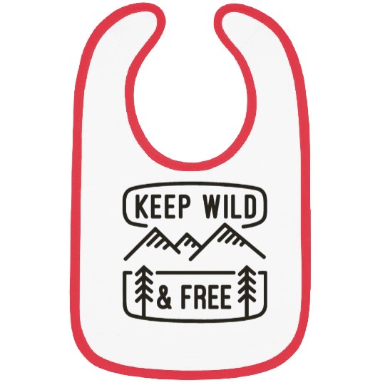 Keep Wild Free Bibs