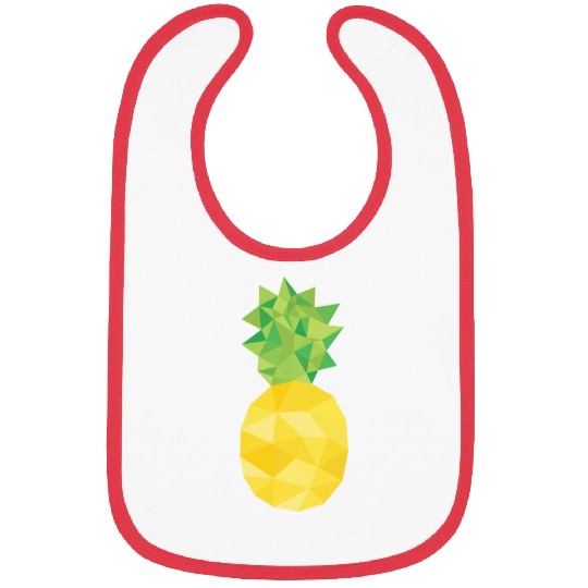 pineapple, pine apple, triangle, food Bibs