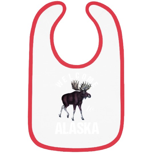 Alaska Moose Welcome to Alaska Bibs