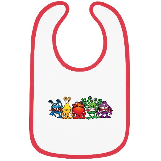 Alien Friends Bibs