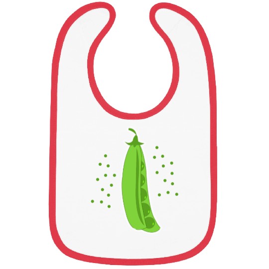 Pea Pod Vegetable Bibs
