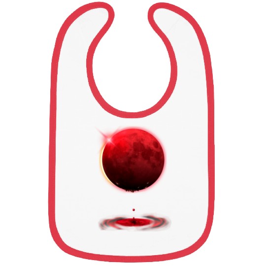 Vampire werewolf blood red moon eclipse Bibs