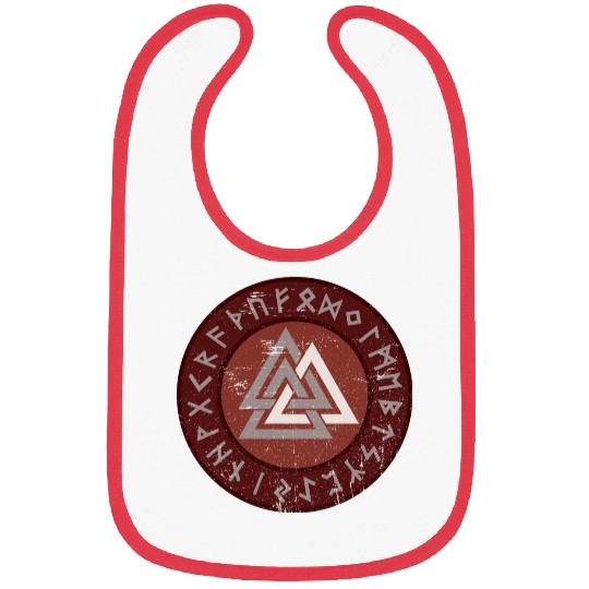 Valknut Viking Warrior Symbol Triangle Bibs