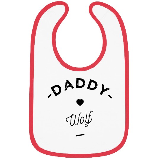 Daddy wolf- Bibs