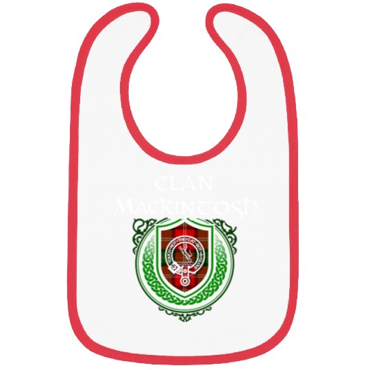 Mackintosh Surname Scottish Clan Tartan Crest Bibs