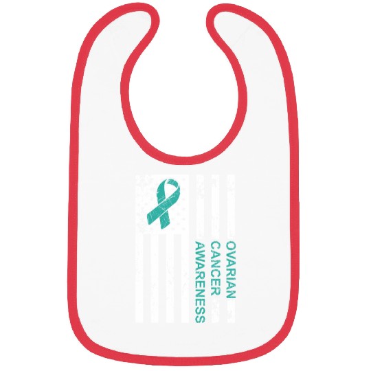 USA Flag Ovarian Cancer Awareness Bibs