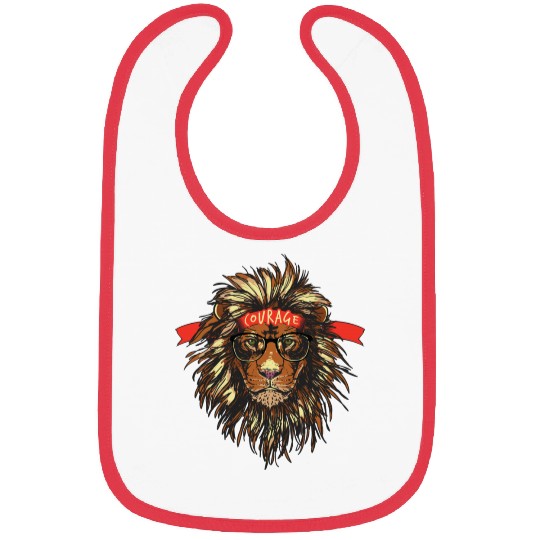 cool lion Bibs