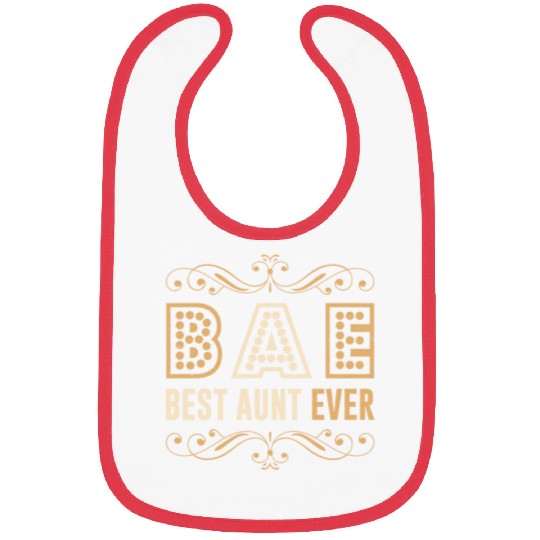 BAE - Best Aunt Ever Sister Niece Nephew Gift Bibs