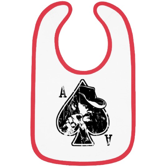 Distressed Ace Of Spades Graphic Bibs
