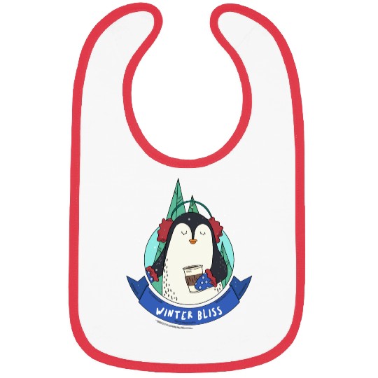 Winter Bliss | Holiday Penguin Bibs