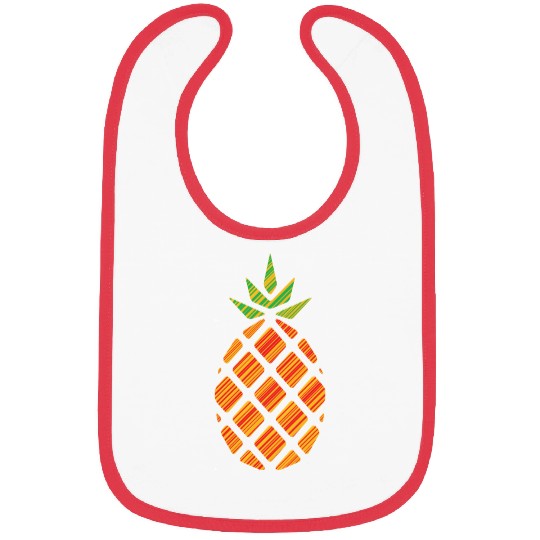 pineapple striped Bibs