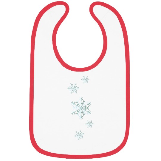 Snowflakes Bibs
