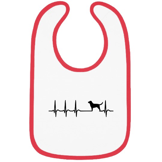 labrador heartbeat Bibs